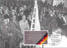 C980 - Germania 1990 - carte maxima aniversari