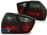 Set de stopuri de tuning potrivit pentru BMW E90 03.2005-08.2008 sedan cu baza rosie si fumurie, stanga si dreapta Performance AutoTuning