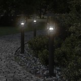 Lampa exterioara de podea, negru, 60 cm, otel inoxidabil GartenMobel Dekor, vidaXL