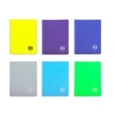 Set 12 Caiete A5 Daco Atinge Excelenta, Veline, 96 File, Spirala, Coperta Plastic, 70 g/m?, Diverse Culori foto