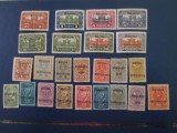 AUSTRIA SERIE NESTAMPILATA CU DUBLU TIPAR MNH/MH=260