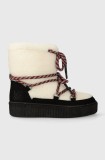 HUGO cizme de iarna Jelissa culoarea alb, 50504979