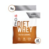 Pudra proteica cu aroma de caramel sarat Diet Whey, 1kg, PhD