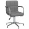 vidaXL Scaun de bucătărie pivotant, gri deschis, material textil 3088062
