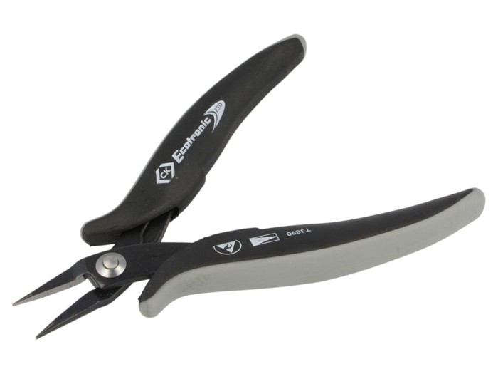 Clești semirotunzi ESD 145mm