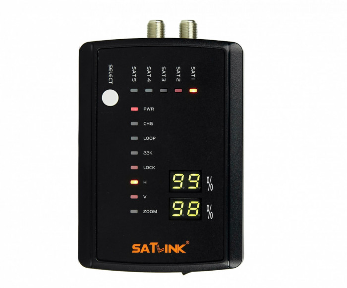 Aparat reglat antene satelit SatLink WS6927 DVB-S2 SAT Finder Satfinder