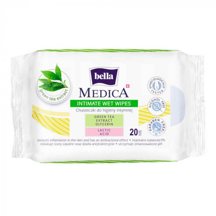 Set 20 Servetele Intime Bella Medica