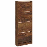 Cumpara ieftin Pantofar, stejar fumuriu, 59x17x150 cm, lemn compozit
