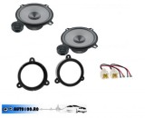 Pachet Difuzoare Hertz K130 Dacia Logan/Sandero/Renault Megane III, 13cm, 2 Căi Coaxiale + Inele Adaptare