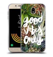 Husa Samsung Galaxy J5 2017 J530 Silicon Gel Tpu Model Good Vibes Only foto