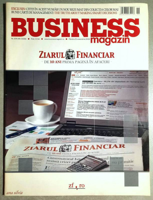 Revista Business magazin nr. 209 (46/2008)