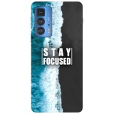 Husa compatibila cu Motorola Moto G50 model Stay Focused, Silicon, TPU, Viceversa, Transparent, Carcasa