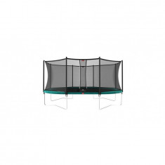 Trambulina Grand Favorit Regular 520x345 Verde cu Plasa Comfort Berg Toys