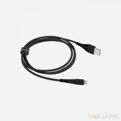 Cabluri Momax, Tough Link, Lightning Cable, 1.2m, Black foto