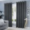 Draperie tip tesatura in cu inele auriu antic, Madison, 150x265 cm, densitate 700 g/ml, Aled, 1 buc