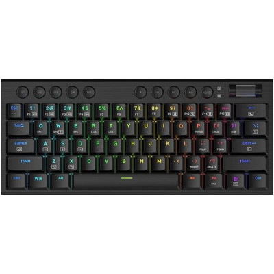 Tastatura gaming mecanica Bluetooth cu fir si wireless Redragon Horus Mini PRO neagra iluminare RGB foto