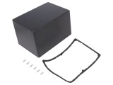 Carcasă Universală Aluminiu Neagră 121x171x106mm