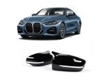 Capace Oglinzi Batman Negru Lucios BMW Seria 4 G22 G23 G26 (2020-2024) - Ornamente Exterioare Tuning Auto ALM