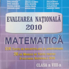 EVALUAREA NATIONALA 2010. MATEMATICA CLASA A VIII-A-ARTUR BALAUCA SI COLAB.