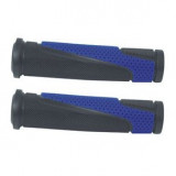 Mansoane - caper - tpr forma ergonomica anti-alunecare - bi-color (negru - albastru) - 130mm