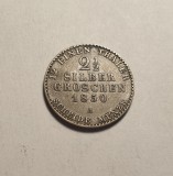 Prusia 2 1/2 Silber Groschen 1850 A