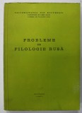PROBLEME DE FILOLOGIE RUSA de GH. BARBA ...V. VESCENCO , CURS UNIVERSITAR , 1977