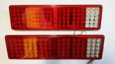 Set 2 Stopuri LED camion 24V cu 5 functii 059-24V foto