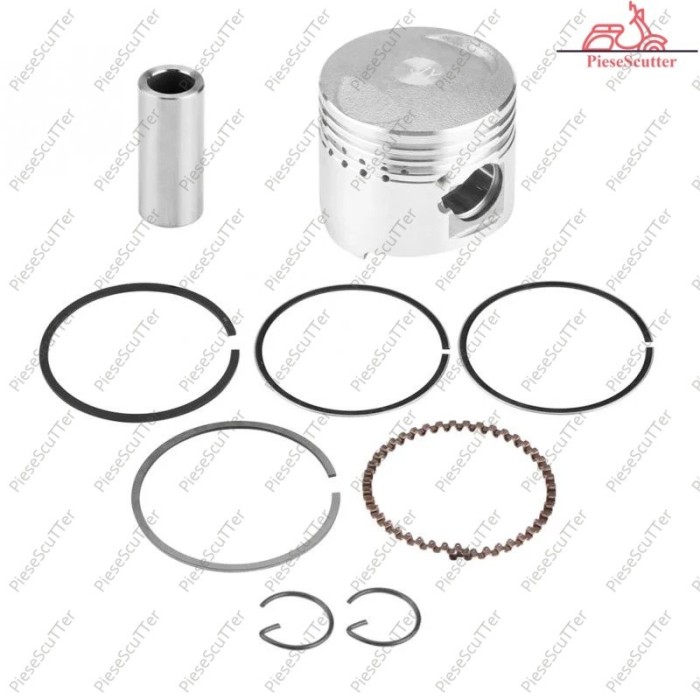 Kit Piston + Segmenti Scuter Baotian Bautian 4T 49cc - 50cc - 39mm - bolt 13mm Kit Piston + Segmenti Scuter Baotian Bautian 4T 49cc - 50cc - 39mm - bolt 13mm