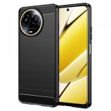 Husa pentru Realme 11 5G, Techsuit, Carbon, Neagra