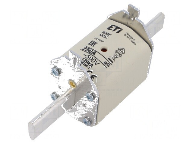 Siguranţă ceramică industrială de 250A 500VAC NH2C