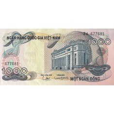 Vietnam Sud 1971 - 1000 dong, AU