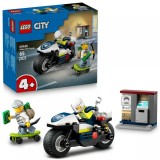 Urmarire cu motocicleta de politie