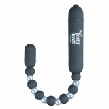 Perle anale vibratoare - PowerBullet Mega Booty Beads Grey