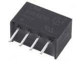 Convertor DC/DC 0,75W 2,97-3,63V la 3,3VDC SIP THT