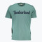 Tricou barbati cu imprimeu cu logo din bumbac, Verde deschis M, Verde deschis, M INTL, M (Z200: SIZE (3XSL --&gt;5XL))