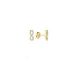 Cercei aur galben infinit - DA597, 14k
