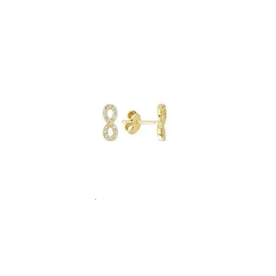 Cercei aur galben infinit - DA597