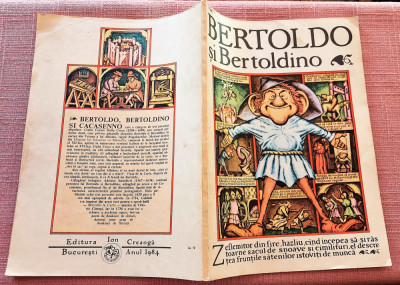 Bertoldo si Bertoldino. Poveste populara italiana - Editura Ion Creanga, 1984 foto