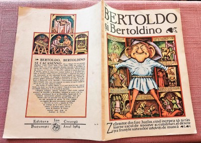 Bertoldo si Bertoldino. Poveste populara italiana - Editura Ion Creanga, 1984 foto