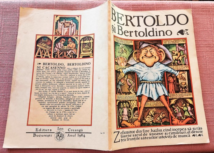 Bertoldo si Bertoldino. Poveste populara italiana - Editura Ion Creanga, 1984