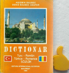 Dictionar turc-roman Agiemin Baubec Deniz Baubec Geafer foto