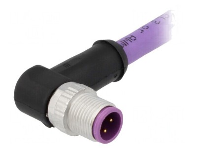 Mufă M12 4 PIN B-Profibus 0,5m PVC foto