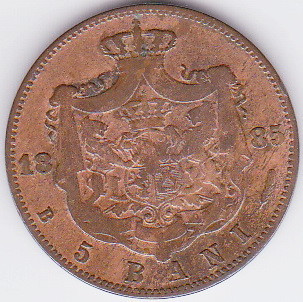 5 bani 1885