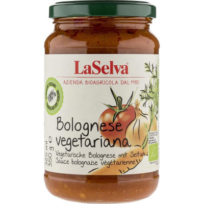 Sos Bolognese Vegetarian cu Seitan Bio 350 grame LaSelva foto