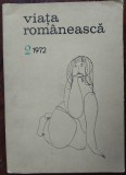 Cumpara ieftin VIATA ROMANEASCA,2/1972:Aurel Rau/Marin Sorescu/M.Blecher/8 reproduceri Pallady+