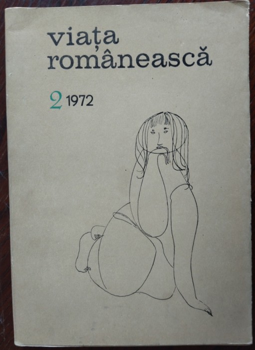 VIATA ROMANEASCA,2/1972:Aurel Rau/Marin Sorescu/M.Blecher/8 reproduceri Pallady+