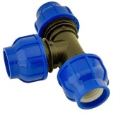 Teu compresiune egal 32mm pentru retele apa si irigatii