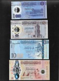 Set Libia Libya 1 + 5 + 10 + 20 dinari dinars unc