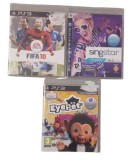 Joc PS3 Fifa 10 + SingStar + Eye pet
