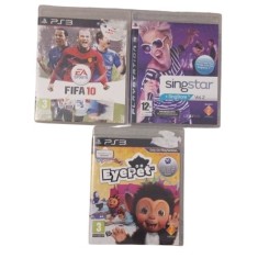 Joc PS3 Fifa 10 + SingStar + Eye pet